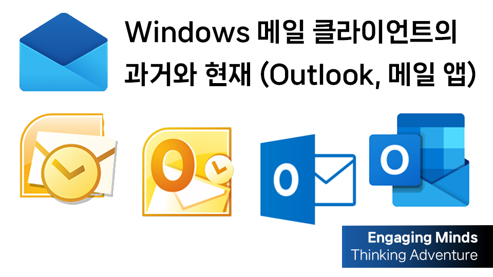Windows 메일 클라이언트의 과거와 현재 (Outlook, 메일 앱)